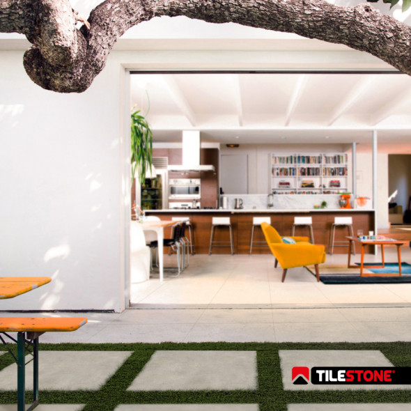 Carrelages terrasse en céramique , carrelages sol, look béton, gris clair, Impermo, moderne & minimaliste